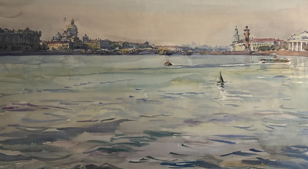 Neva River (at the Hermitage - St. Petersburg)