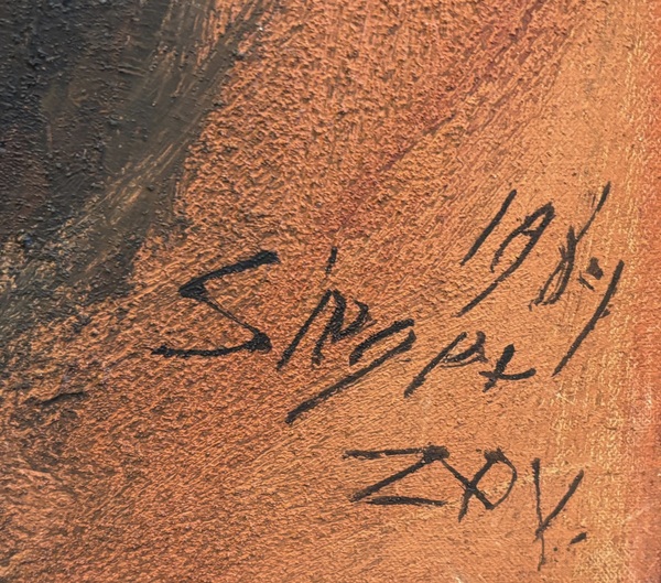 Compositie in rood - Fred Sieger