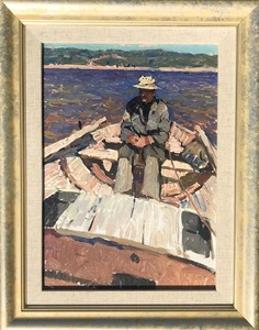 SOLD Fisherman on the Volga