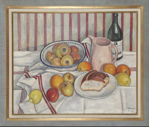 Still life with apples
